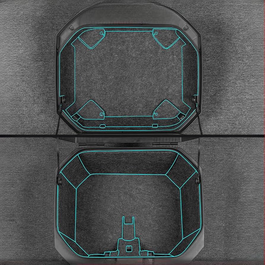 Amazon | 3D フェルトモーターサイクルリアテールトップボックス